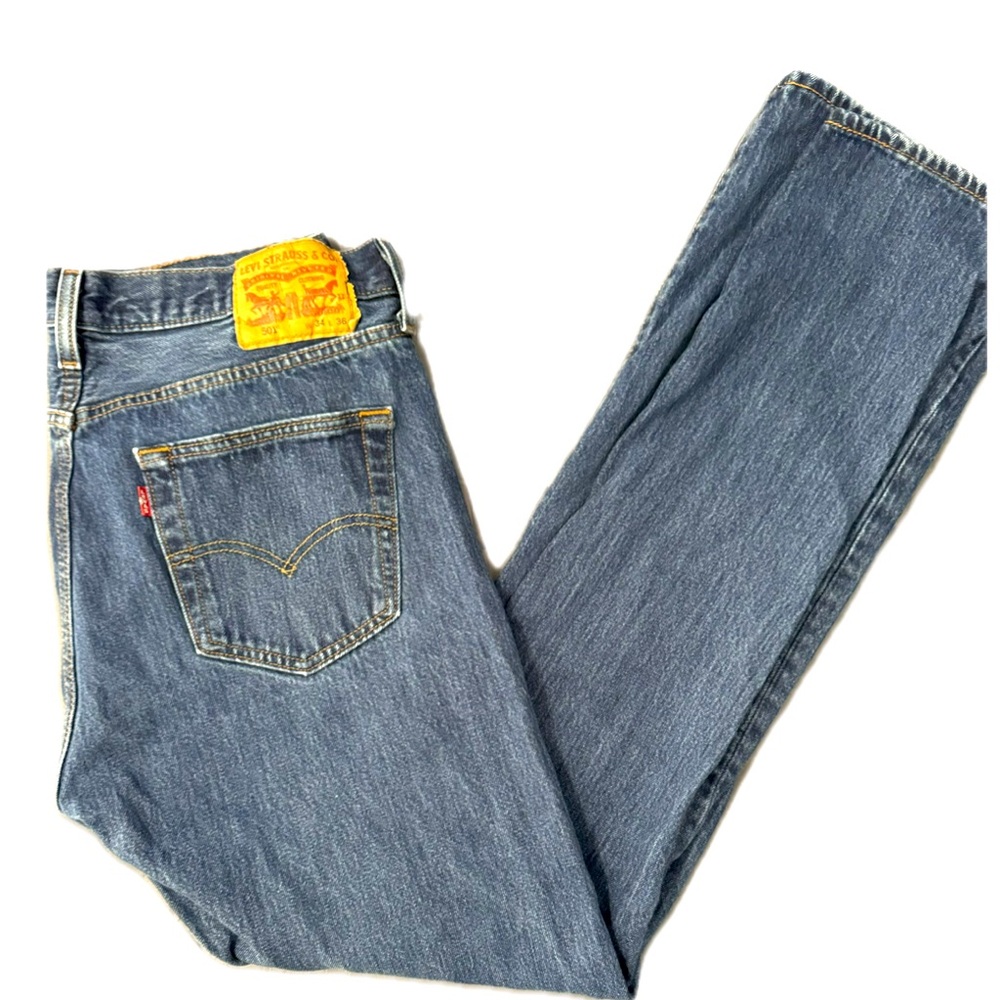 501 Levi Jeans W 34 L 36 - Waterless